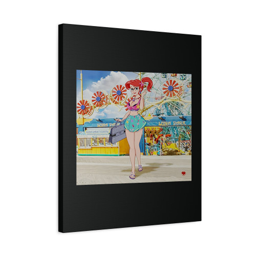 Ariel Street Fashion Canvas Print Poster