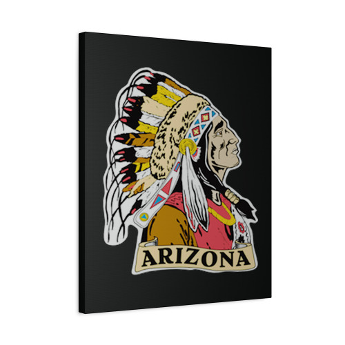 Arizona Indian Head Canvas Print Poster