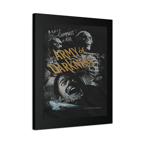Army Of Darkness Movie Poster Tagline Canvas Print Poster