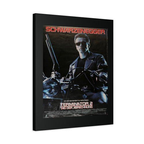 Arnold Schwarzenegger Terminator 2 No Town 1991 Canvas Print Poster