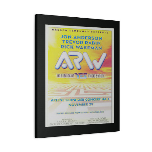 Arw Yes 2016 Gig Canvas Print Poster