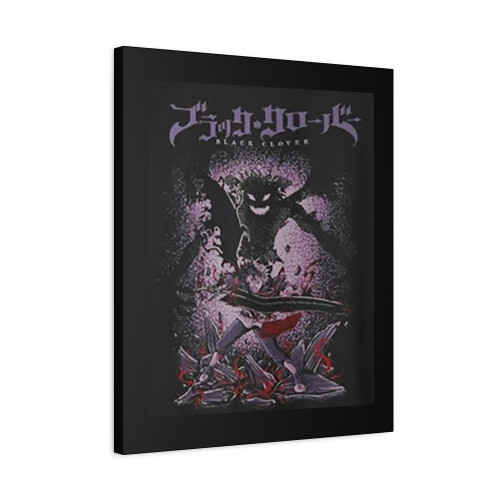 Asta Black Clover Demon Form Canvas Print Poster