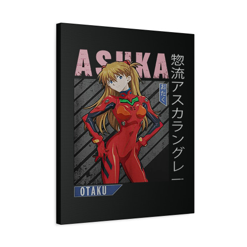 Asuka Langley Souryuu Anime Neon Genesis Evangelion Canvas Print Poster