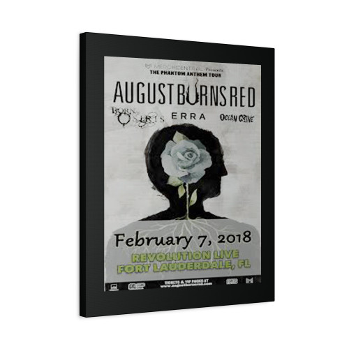 August Burns Red The Phantom Anthem Tour Canvas Print Poster August Burns Red The Phantom Anthem Tour Canvas Print Poster