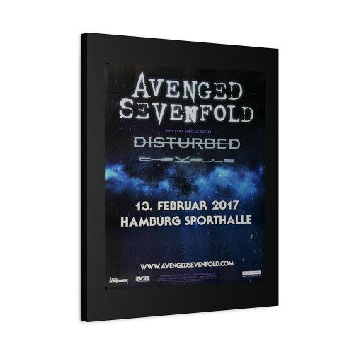 Avenged Sevenfold World Tour Singapore Concert Poster 1 Canvas Print Poster