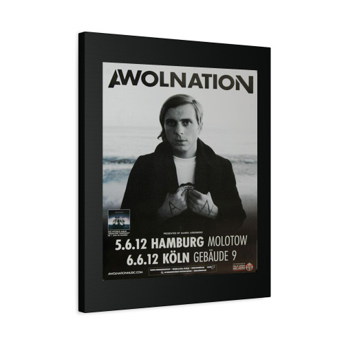 Awolnation Soul Wars Hamburg And Koln 2012 Canvas Print Poster Awolnation Soul Wars Hamburg And Koln 2012 Canvas Print Poster