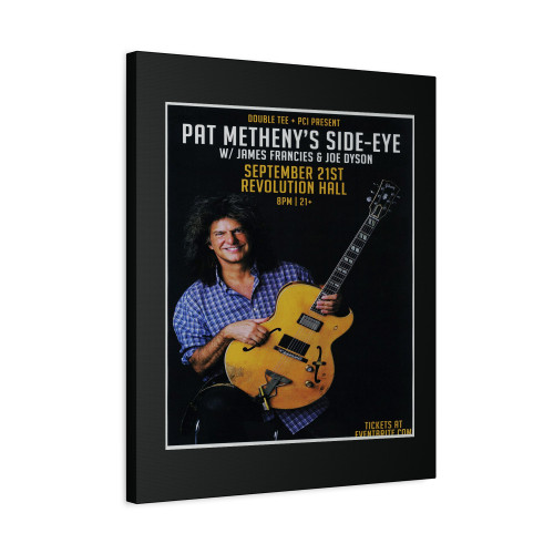 Metheny Pat Metheny Side Eye 2021 Gig Canvas Print Poster