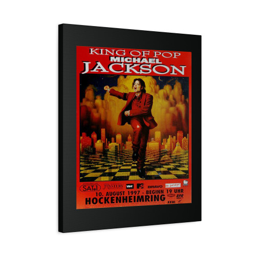 Michael Jackson History World Hockenheimring 1997 Canvas Print Poster