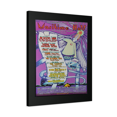 Misfits Concert Maritime Hall 2000 Canvas Print Poster