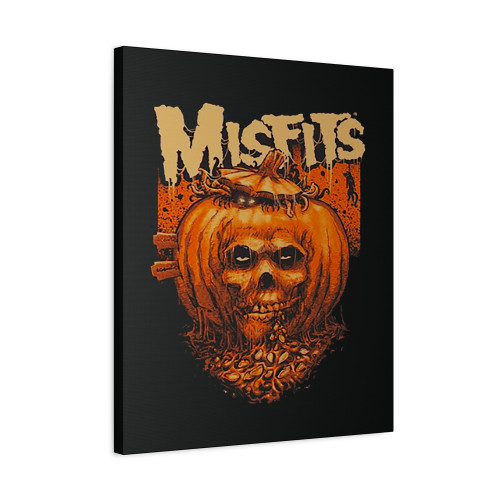 Misfits Godmachine Razor Blade Pumpki Canvas Print Poster