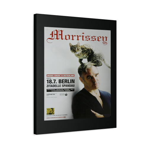 Morrissey The Last Playboy Berlin 2011 Canvas Print Poster
