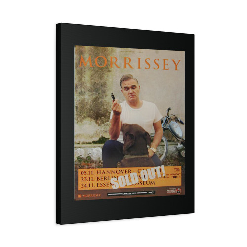 Morrissey World Peace Mix Tour 2014 Canvas Print Poster