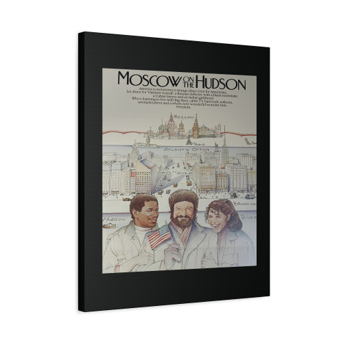 Moscow On The Hudson - 1984 Movie Poster Original Canvas Print Poster