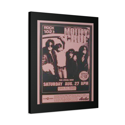 Motley Crue 1994 San Diego Concert Tour Canvas Print Poster Motley Crue 1994 San Diego Concert Tour Canvas Print Poster
