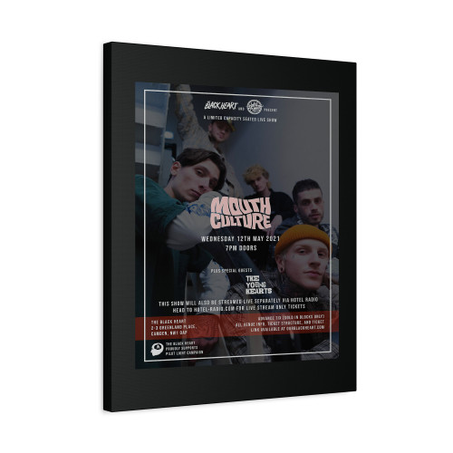 Mouth Culture Canvas Print Poster