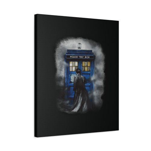 Mr Who Mysterious Time Traveller Canvas Print Poster