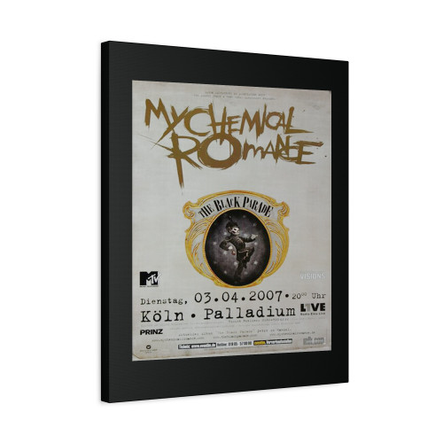 My Chemical Romance Black Parade Koln 2007 Canvas Print Poster