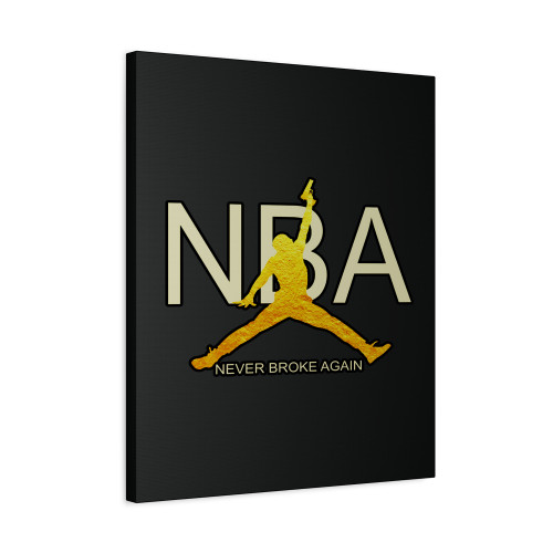 Nba Gold Logoyoungboy Never Broke Again Canvas Print Poster Nba Gold Logoyoungboy Never Broke Again Canvas Print Poster