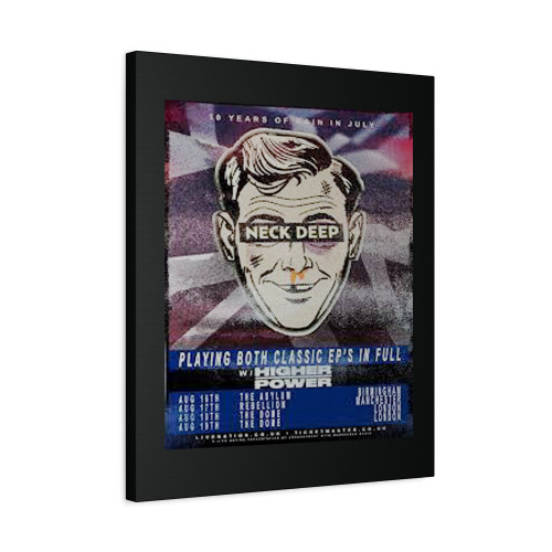 Neck Deep 10 Years Of Rain In July Canvas Print Poster