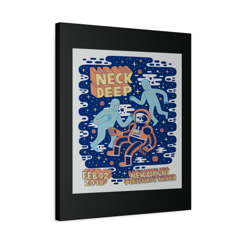 Neck Deep Gig New York Playstation Theater Canvas Print Poster