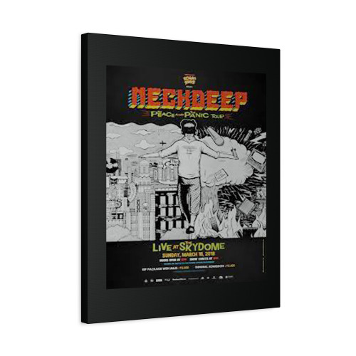 Neck Deep Peace And Panic Tour 2018 Manila Concert Canvas Print Poster