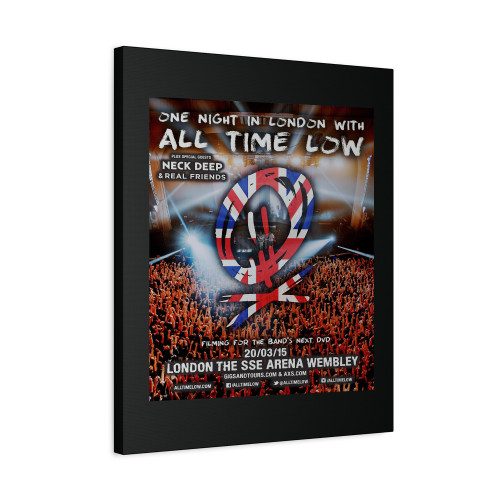Neck Deep Support All Time Low At Wembley Canvas Print Poster