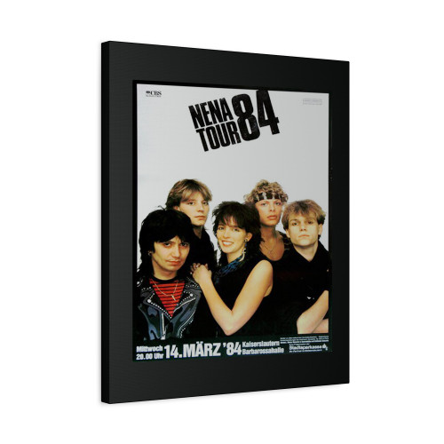 Nena Feuer & Flamme Kaiserslautern 1984 Canvas Print Poster