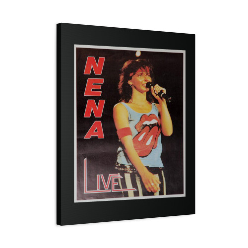Nena Live In Concert No Towwn 1984 Canvas Print Poster