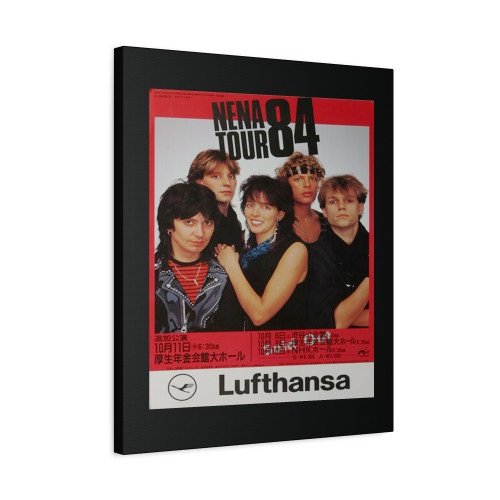 Nena Live In Japan Tokio 1984 Canvas Print Poster