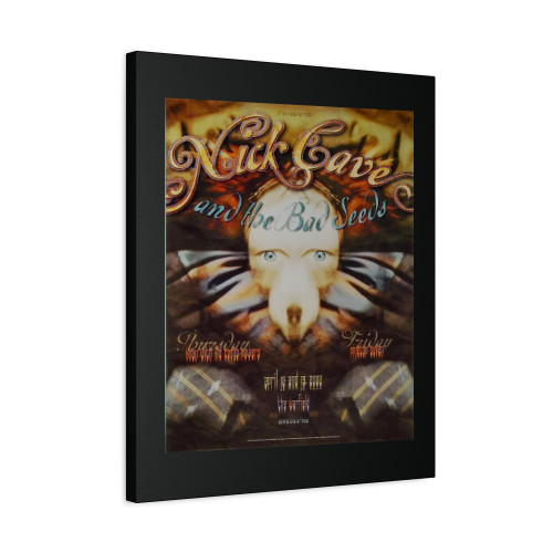 Nick Cave The Bad Seeds Vintage Concert Canvas Print Poster
