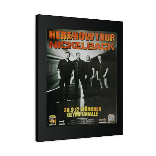 Nickelback Here And Now Munchen 2012 Canvas Print Poster