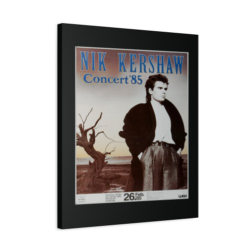 Nik Kershaw When A Heart Beats Frankfurt 1985 Canvas Print Poster Nik Kershaw When A Heart Beats Frankfurt 1985 Canvas Print Poster