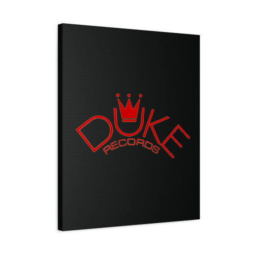 Duke Records Record Label Retro Styling Canvas Print Poster
