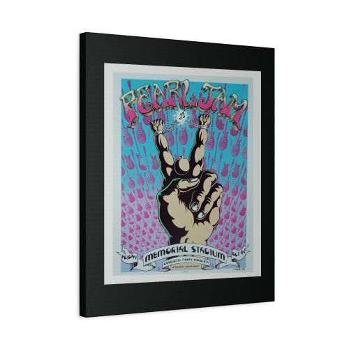 Emek 1996 Pearl Jam Concert Canvas Print Poster