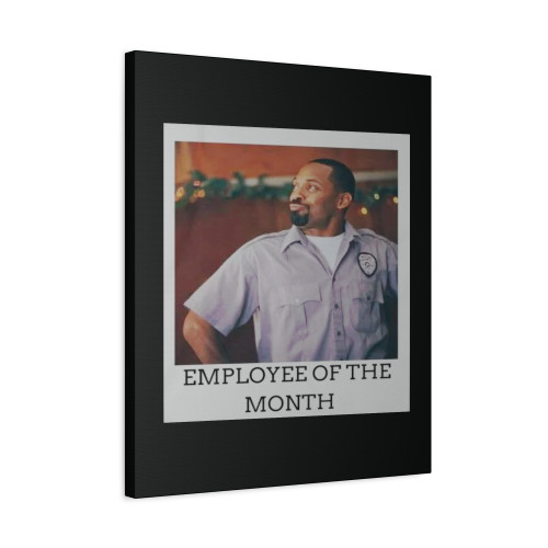 Employee Of The Month Top Flight Security Of The World Canvas Print Poster