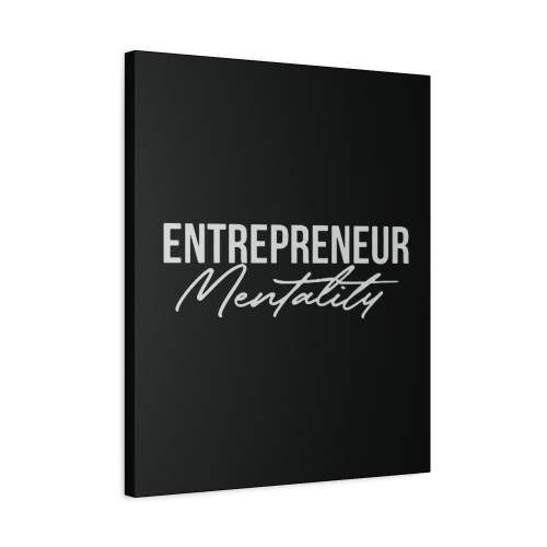 Entrepreneur Mentality Boss Babe Canvas Print Poster