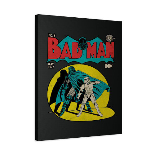 Bad Man Darth Vader Trooper Canvas Print Poster