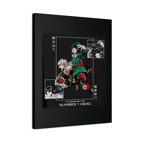 Bakudeku My Hero Boku No Hero Canvas Print Poster