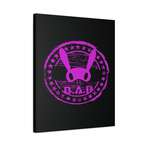 Bap Logo Pink Stars Canvas Print Poster