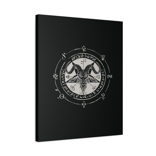 Baphomet Symbol Canvas Print Poster Baphomet Symbol Canvas Print Poster