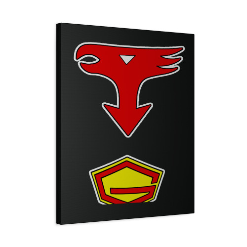 Battle Of Planets Gatcha Mark Canvas Print Poster