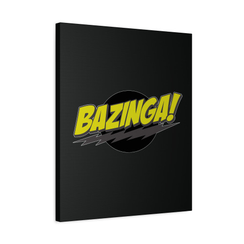 Bazinga The Big Bang Theory Canvas Print Poster