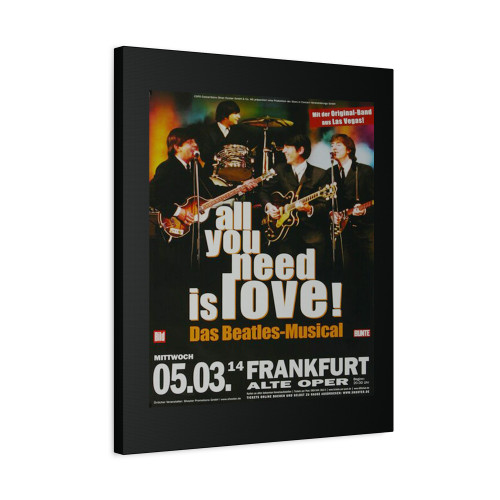 Beatles Musical All You Need Frankfurt 2014 Canvas Print Poster
