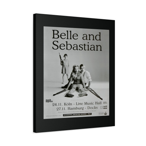 Belle And Sebastian The Party Line Koln & Hamburg 2015 Canvas Print Poster