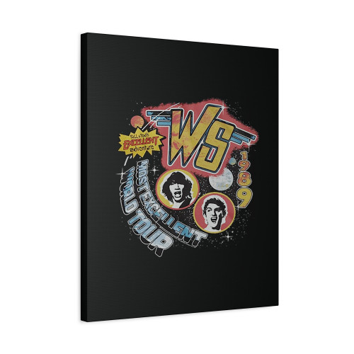 Bill And Ted 1989 Most Excellent World Tour Space Canvas Print Poster