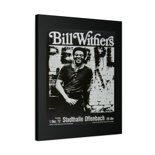 Bill Withers Still Bill Offenbach & Frankfurt 1972 Canvas Print Poster