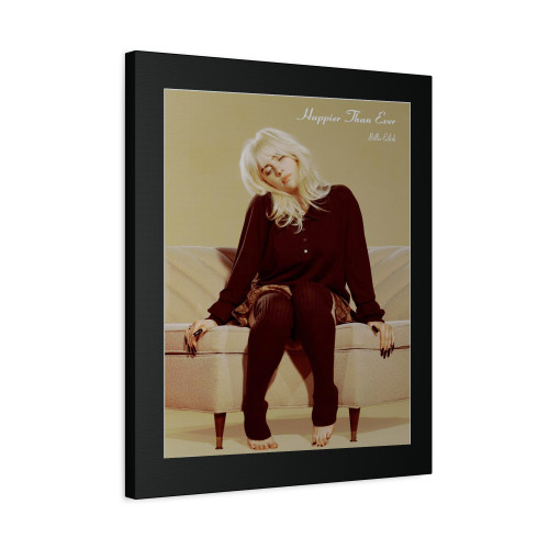 Billie Eilish Happier Than Ever Couch Mini Canvas Print Poster