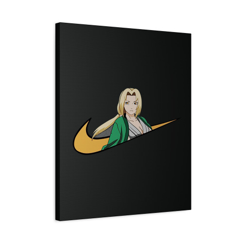 Nike Logo Naruto Shippuden Tsunade Hokage Canvas Print Poster