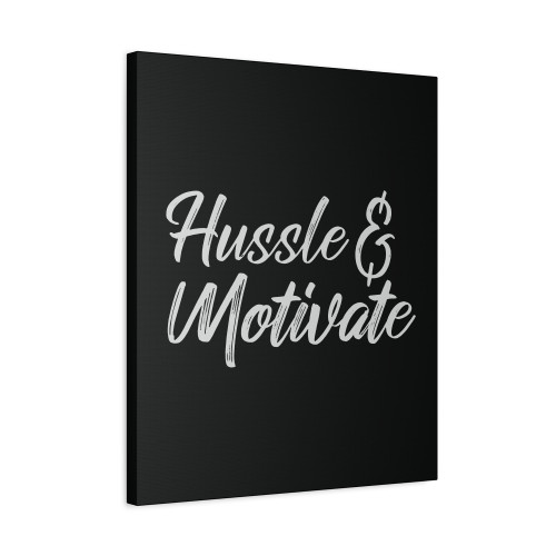 Nipsey Hussle Hip Hop Hussle And Motivate Canvas Print Poster