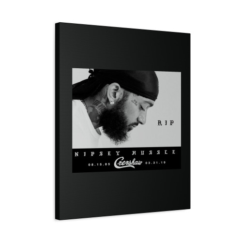 Nipsey Hussle Rip Crenshaw Canvas Print Poster